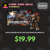 *CYBER WEEK* Bandai: Gunpla - Netflix Requiem MS-06F Zaku II High Grade [HG] 1/144 Model Kit