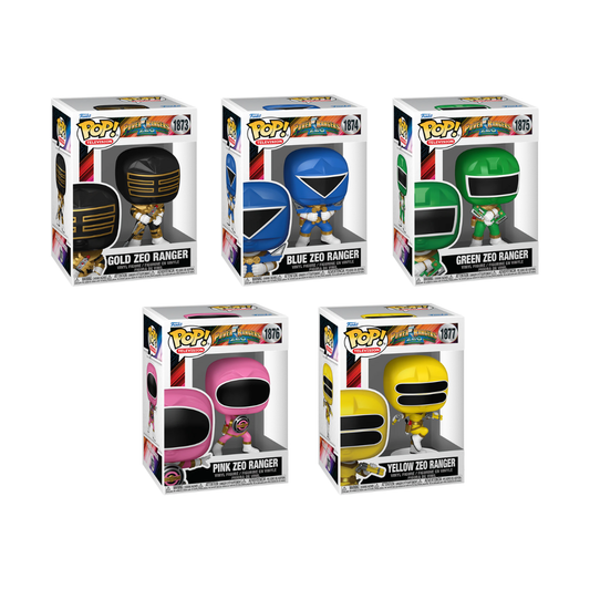 Funko Pop! Television: Power Rangers Zeo - Gold / Blue / Green / Pink / Yellow *PREORDER*
