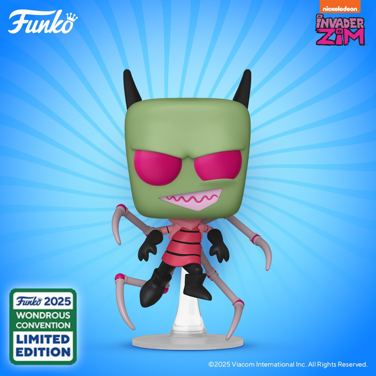 Funko Pop! Animation: Invader Zim - Zim (with PAK Legs) #1881