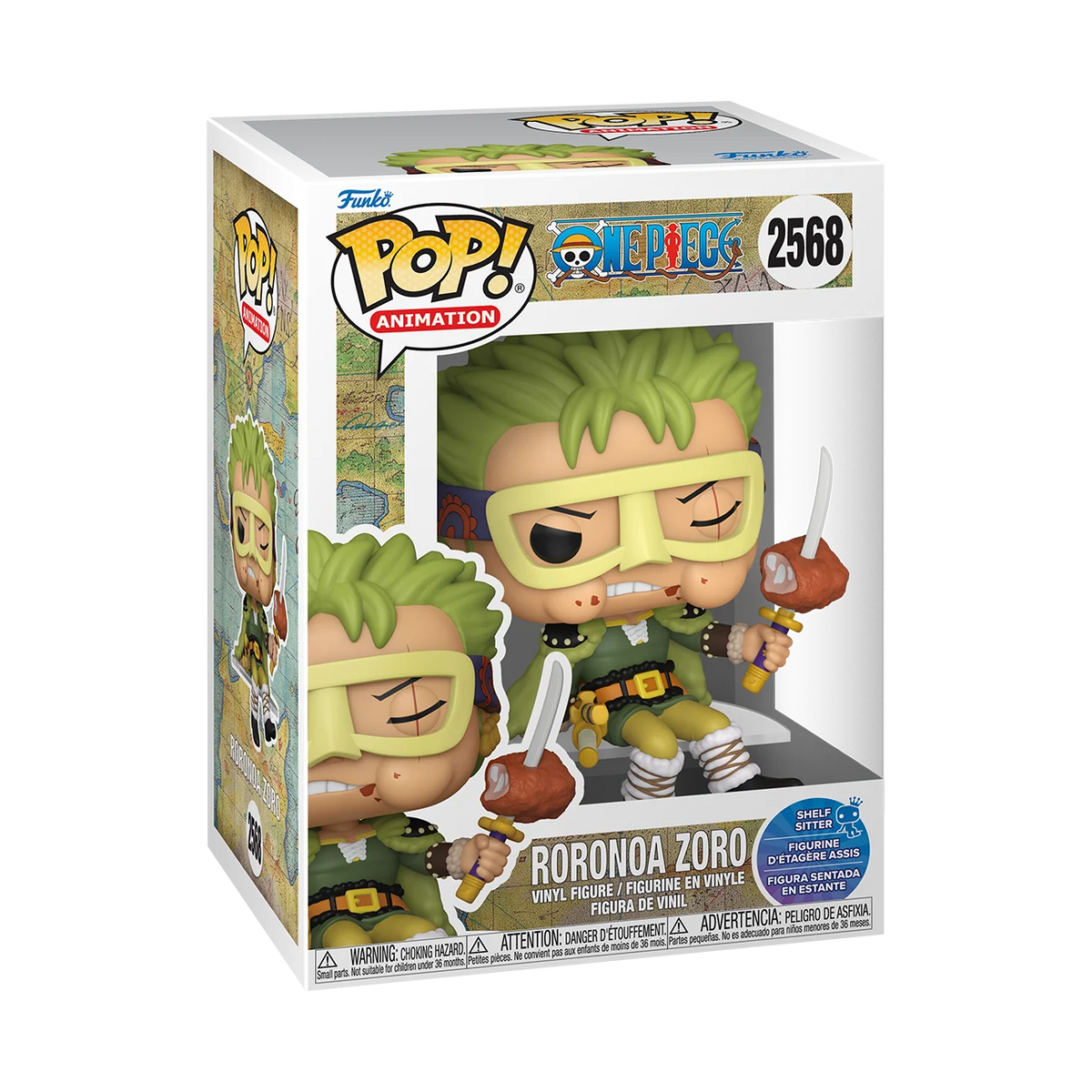 Funko Pop! Anime: One Piece - Sanji #2566 / Usopp #2567 / Zoro #2568 / Luffy #2569 / Nami On Tony Tony Chopper #153 *PREORDER*