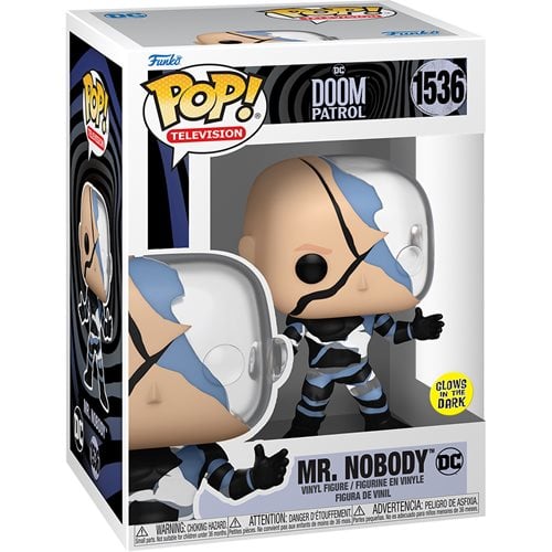 Funko Pop! DC: Doom Patrol - Robotman / Negative Man / Mr. Nobody [GITD]