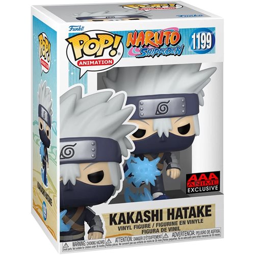 FUNKO POP! ANIMATION: NARUTO SHIPPUDEN YOUNG KAKASHI HATAKE with CHIDORI **AAA EXCLUSIVE**  #1199