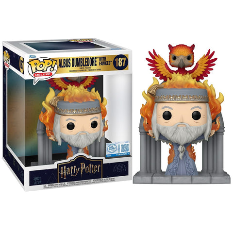Funko Pop! Movies: Harry Potter - Deluxe Albus Dumbledore with Fawkes #187 [Funko Special Edition] *PREORDER*