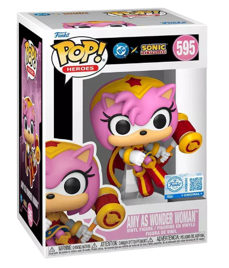 Funko Pop! DC x Sonic The Hedgehog - Tails (Cyborg) / Silver (Green Lantern) / Sonic (Flash) / Amy (Wonder Woman) / Shadow (Batman) / Knuckles (Superman) [Target Exclusive]