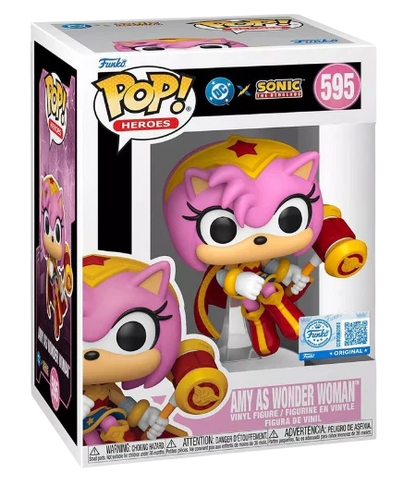 Funko Pop! DC x Sonic The Hedgehog - Tails (Cyborg) / Silver (Green Lantern) / Sonic (Flash) / Amy (Wonder Woman) / Shadow (Batman) / Knuckles (Superman) [Target Exclusive]