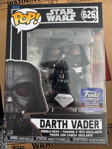Funko Pop! Star Wars - Darth Vader (Diamond) #626 [Funko Hollywood Exclusive]