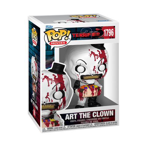Funko Pop! Movies: Terrifier - Art The Clown (with Candy Filled Head) #1796 *PREORDER*