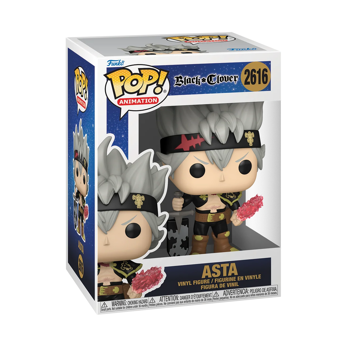 Funko Pop! Anime: Black Clover - Asta #2616 / Yuno #2617 / Dante #2618 / Nacht #2619 *PREORDER*