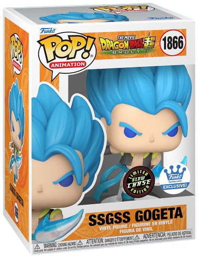 Funko Pop! Anime: Dragon Ball Super - SSGSS Gogeta / Super Saiyan God Vegeta / Broly [EXCLUSIVE]