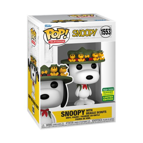 Funko Pop! Peanuts - Snoopy with Beagle Scouts #1553 [2024 SDCC / Shared Convention Exclusive]