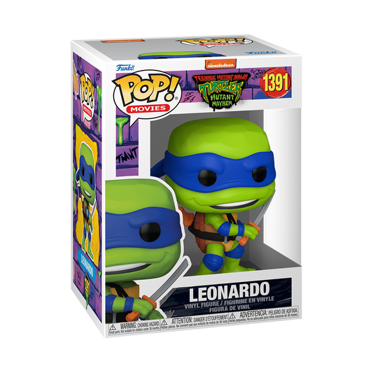 Funko Pop! MOVIES TEENAGE MUTANT NINJA TURTLES MUTANT MAYHEM LEONARDO #1391