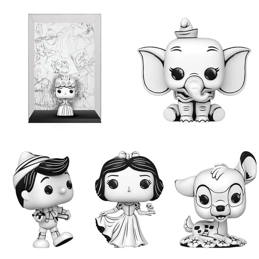 Funko Pop! Disney: Sketch Sketched - Cinderella / Dumbo / Pinocchio / Snow White / Bambi *PREORDER*
