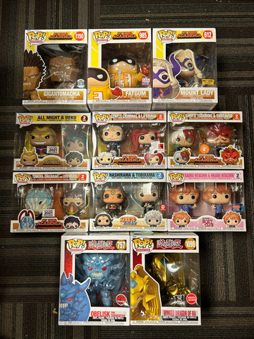 Funko Pop! Anime: My Hero Academia, Naruto, Ouran High School Host Club, Yu-Gi-Oh **WEB ONLY**