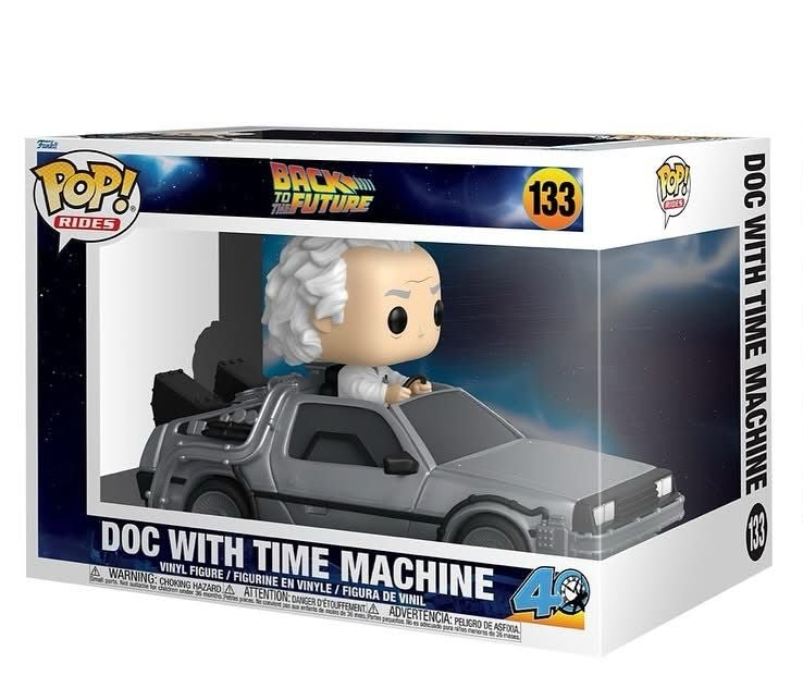 Funko Pop! Movies: Back To The Future - Doc With Time Machine #133 / Doc & Marty #1846