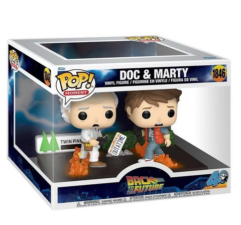 Funko Pop! Movies: Back To The Future - Doc With Time Machine #133 Funko Pop! Movies: Back To The Future - Doc With Time Machine #133