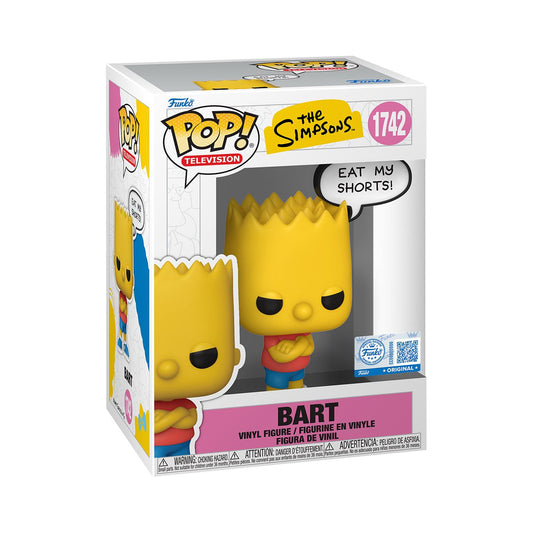 Funko Pop! Television: The Simpsons - Bart Simpson (Eat My Shorts) #1742 [Funko Special Edition]