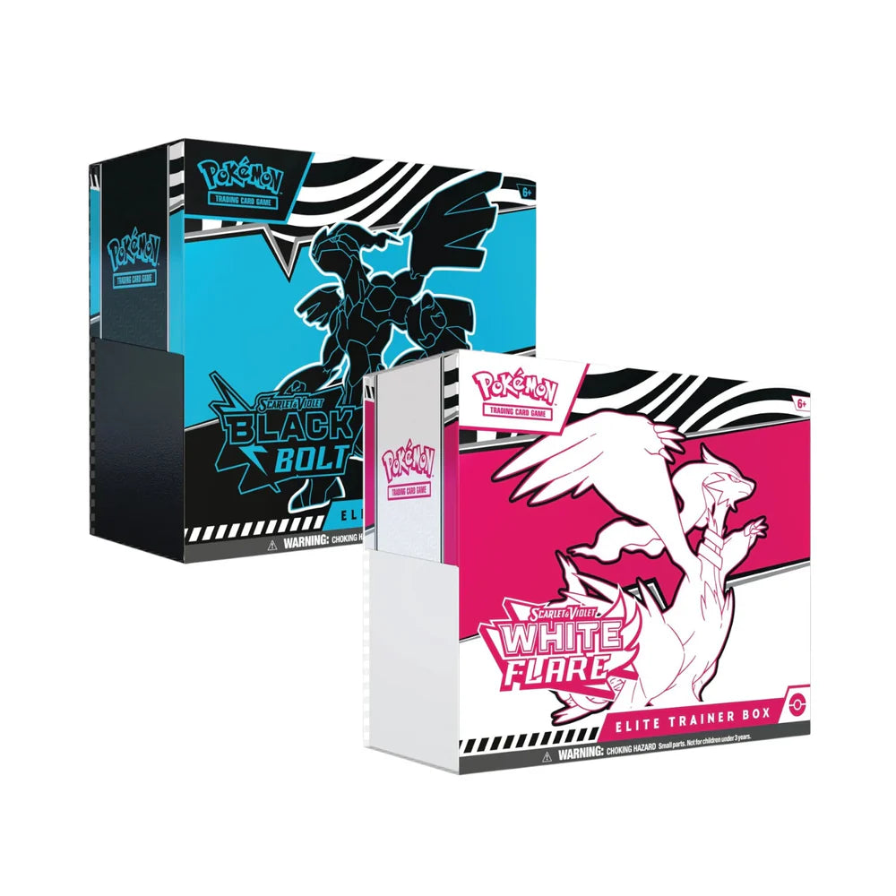 White Flare & Black Boltエリートトレーナーボックスセット Pokemon TCG: Scarlet & Violet - Black Bolt & White Flare Elite