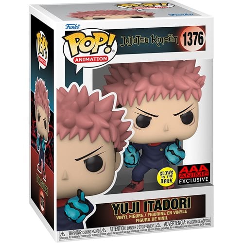 Funko Pop! Anime: Jujutsu Kaisen - Yuji Itadori (Divergent Fist) #1376 [AAA Anime Exclusive - GITD]