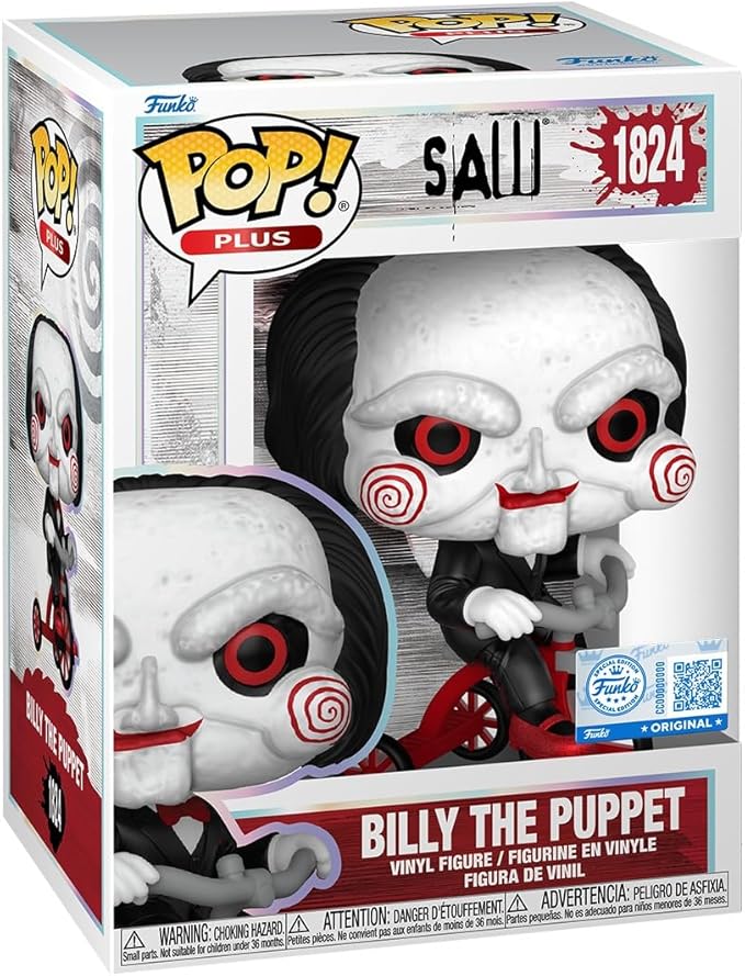 Funko Pop! Movies: Saw - Billy the Puppet (Special Edition) #1823 Vinyl Figure Funko Pop! Movies: Saw - Billy the Puppet (Special Edition) #1823 Vinyl Figure