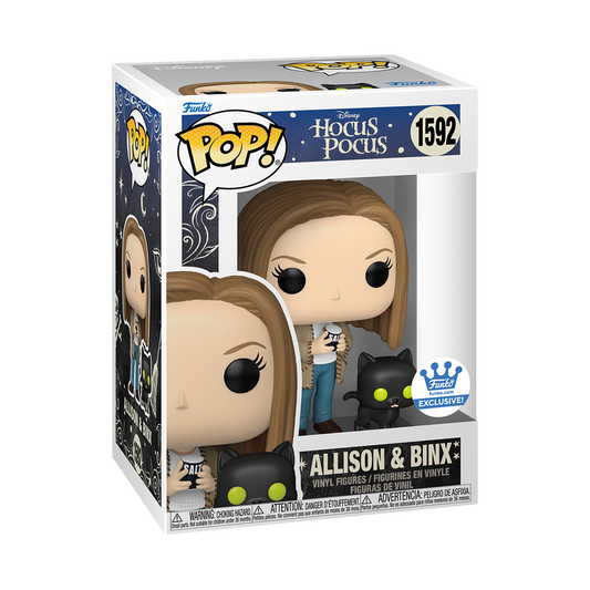 Funko Pop! Disney: Hocus Pocus - Allison & Binx #1592 [Funko Shop Exclusive]