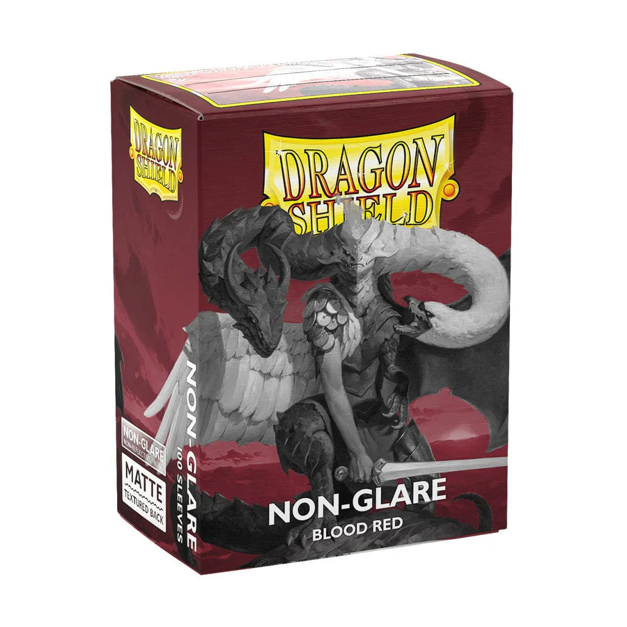 Dragon Shield - Matte Non-Glare Blood Red Sleeves 100ct