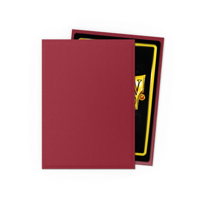 Dragon Shield - Matte Non-Glare Blood Red Sleeves 100ct