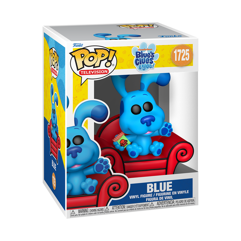 Funko Pop! Television: Blues Clues - Premium Blue (On Chair) / Magenta