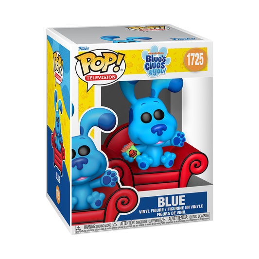 Funko Pop! Television: Blues Clues - Premium Blue (On Chair) / Magenta