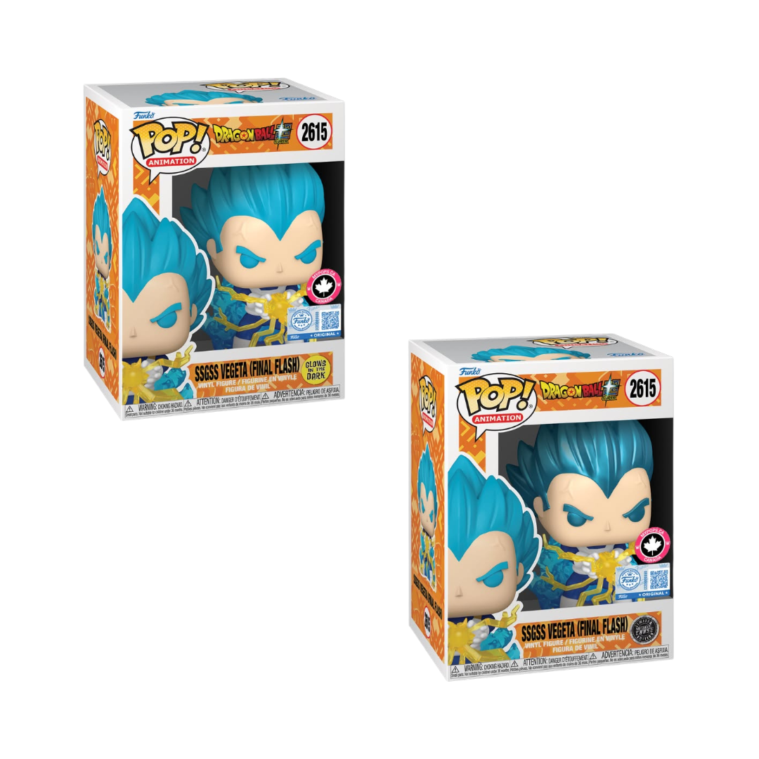 Funko Pop! Anime: Dragon Ball Super - SSGSS Vegeta (Final Flash) #2615 [MyPops Canada Exclusive] *PREORDER*