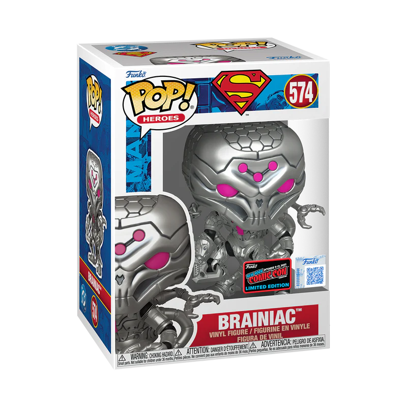 Funko Pop! DC: Superman - Brainiac #574 [2025 New York Comic Con NYCC Official Convention Exclusive] *PREORDER*