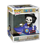Funko Pop! Anime: One Piece - Brook with Shark Submerge #141 [2025 New York Comic Con NYCC Official Convention Exclusive] *PREORDER*
