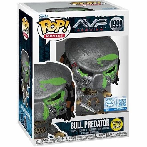Funko Pop! Movies: AVP Requiem - Bull Predator #1999 [Funko Special Edition - GITD]