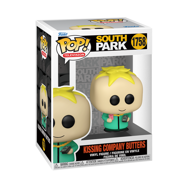 Funko Pop! Television: South Park - Hippie Exterminator Cartman / Kissing Company Butters / Craig Tucker With Stripe / Jimmy Valmer / Wendy Testaburger