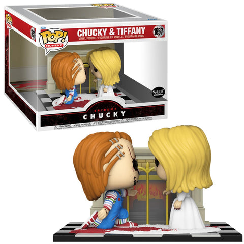 Funko Pop! Movies: Bride Of Chucky - Chucky & Tiffany #1857 [Spirit Exclusive] *PREORDER*