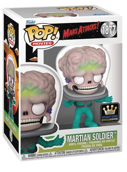 Funko Pop! Movies: Mars Attack! - Martian Soldier #1877 [Specialty Series Exclusive]