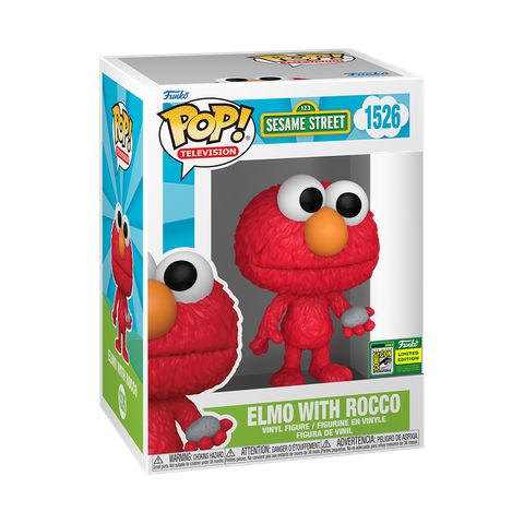 Funko Pop! Sesame Street - Elmo with Rocco #1526 [2024 SDCC
