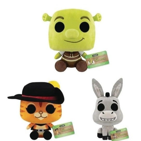 Funko Plushies! Movies: Shrek - Shrek / Puss In Boots / Donkey *PREORDER*
