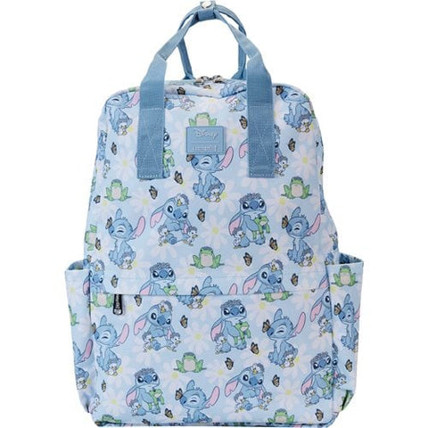 LOUNGEFLY DISNEY Lilo & Stitch Springtime Stitch Nylon Backpack
