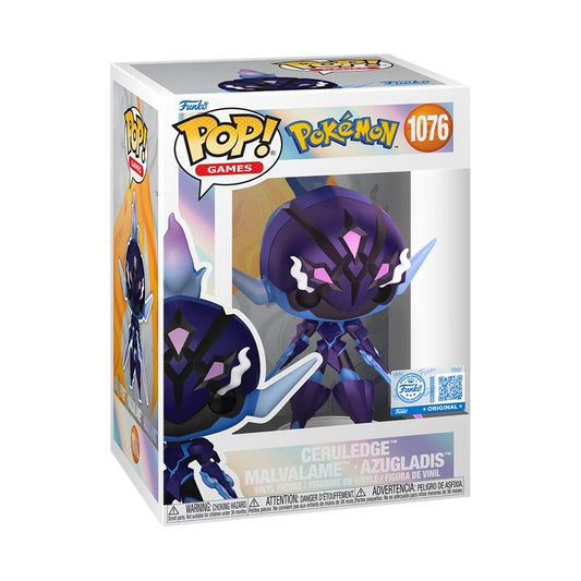 Funko Pop! Games: Pokemon - Ceruledge (Pearlescent) #1076 [Funko Special Edition - Pokemon Center Exclusive] *PREORDER*