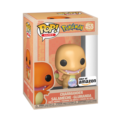 Funko Pop! Games: Pokemon - Charmander (Soft Colour) #455 [Amazon Exclusive] *PREORDER*