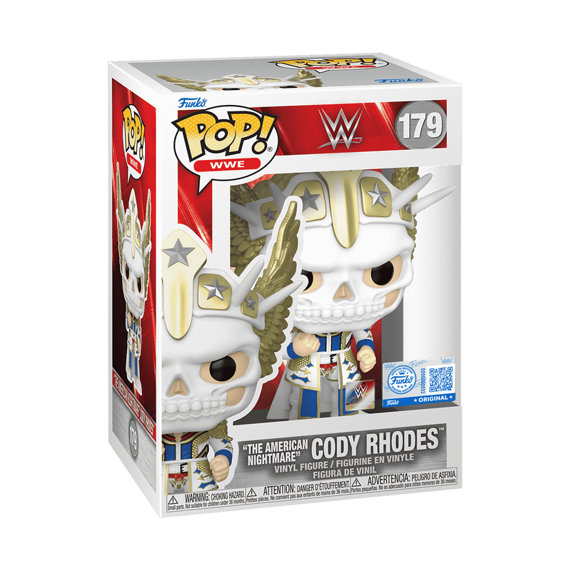 Funko Pop! Sports: WWE - Cody Rhodes "The American Nightmare" (Metallic Masked - Wrestlemania 40) #179 [Funko Special Edition] *PREORDER*