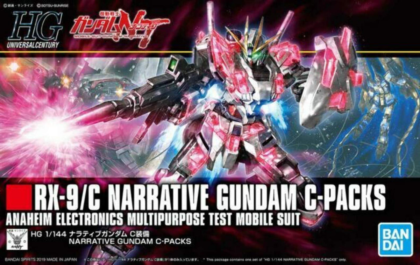 Bandai: Gunpla - Narrative Gundam (C-Packs) [HGUC] 1/144 Model Kit *PREORDER*