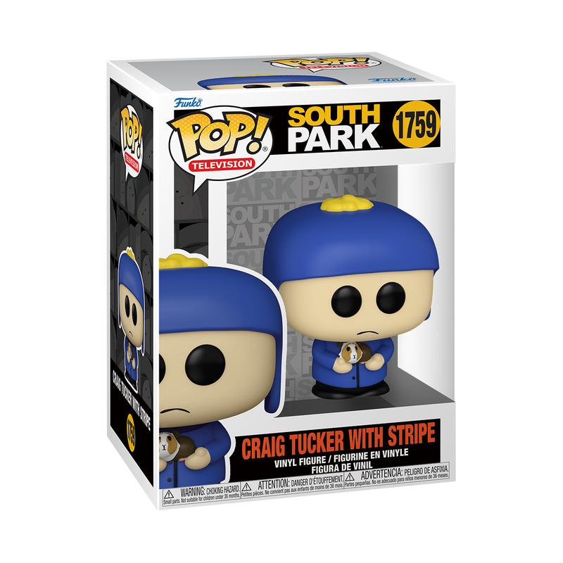 Funko Pop! Television: South Park - Hippie Exterminator Cartman / Kissing Company Butters / Craig Tucker With Stripe / Jimmy Valmer / Wendy Testaburger