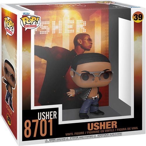 FUNKO POP! MUSIC USHER 8701 ALBUM with CASE #39