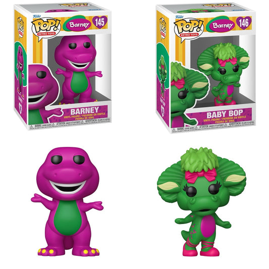 Funko Pop! Retro Toys: Barney The Dinosaur - Barney #145 / Baby Bop #146