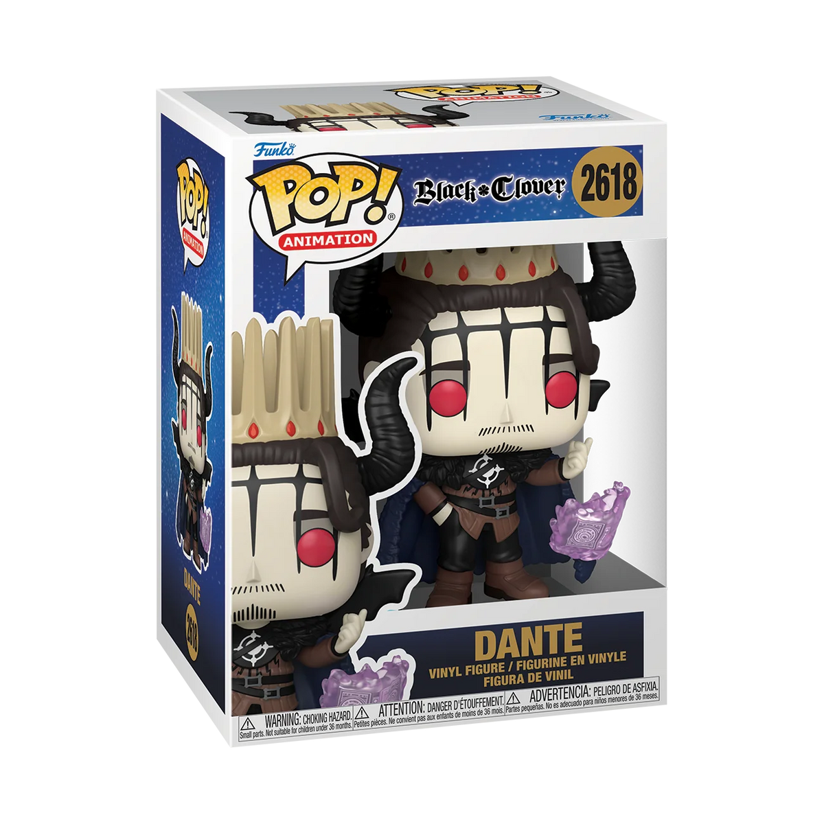 Funko Pop! Anime: Black Clover - Asta #2616 / Yuno #2617 / Dante #2618 / Nacht #2619 *PREORDER*