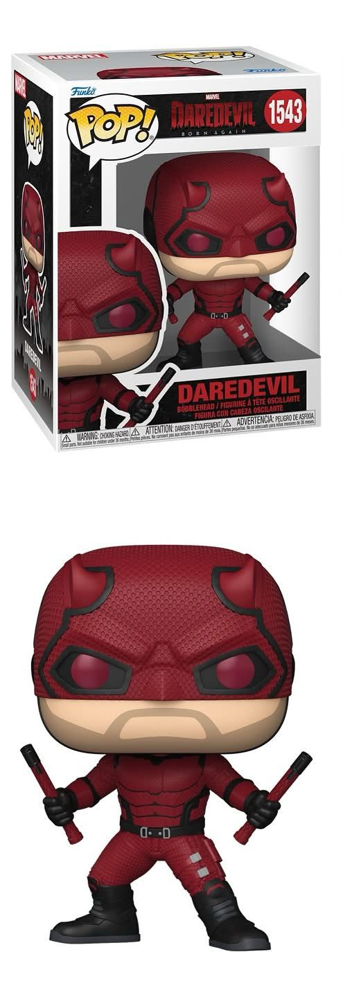 Funko Pop! Marvel: Daredevil - Daredevil / Bullseye / Daredevil (Unmasked)