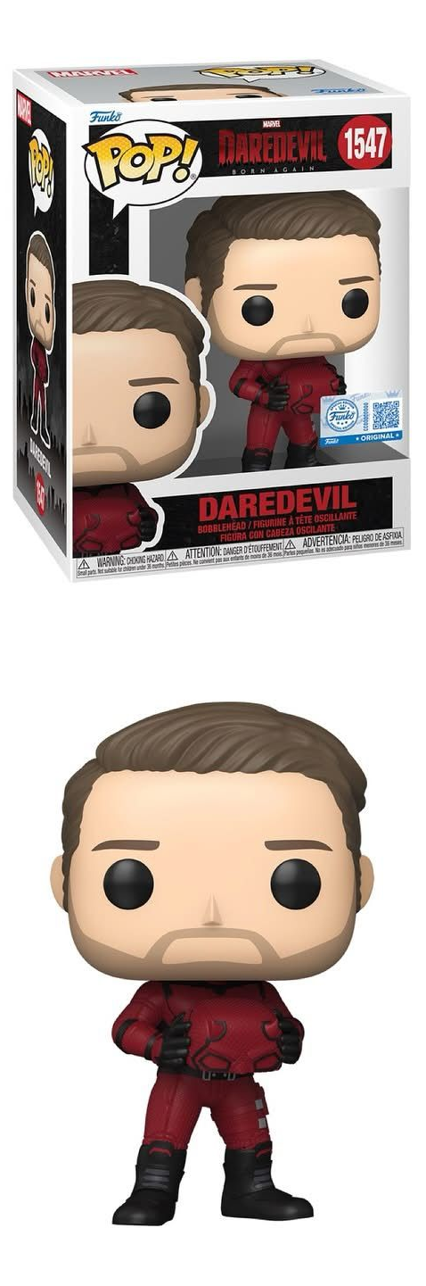 Funko Pop! Marvel: Daredevil - Daredevil / Bullseye / Daredevil (Unmasked)