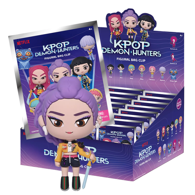 Netflix: K-Pop Demon Hunters - 3D Foam Bag Clip Mystery Blind Bag