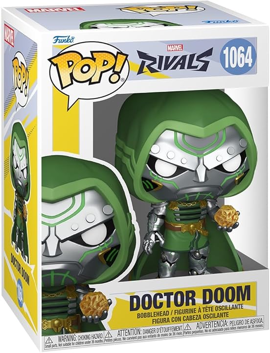 Funko Pop! Games: Marvel Rivals - 6" Galacta / Iron Man / Doctor Doom / Magneto
